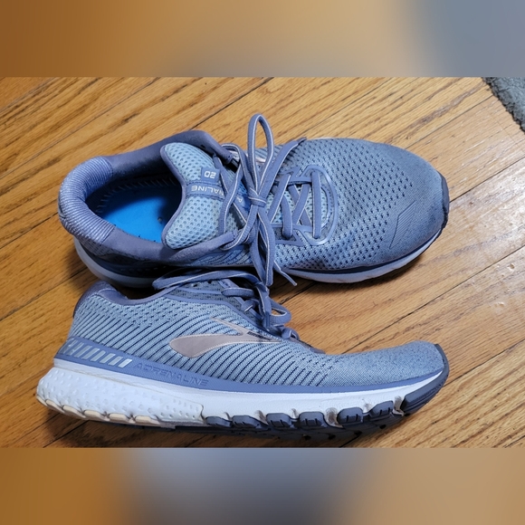 Brooks Adrenaline 20 Lace Up Sneakers Running Shoes Size 10 - Picture 4 of 8